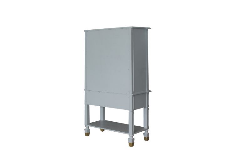 House - Marchese Cabinet - Pearl Gray Finish