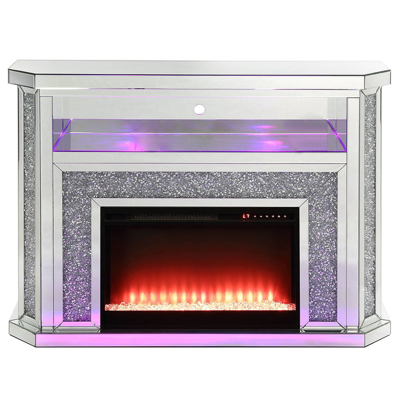 Noralie - Fireplace - Mirrored - 39" - Atlantic Fine Furniture Inc