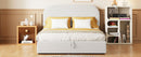 Upholstered Platform Bed With Hydraulic Storage System