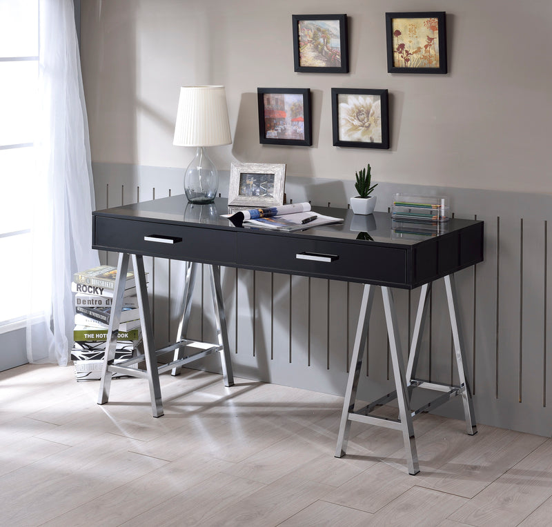 Coleen - High Gloss Writing Desk With USB