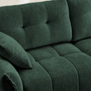 Ergonomic Single Seater Sofa With Ottoman, High Resilience Support Cushions