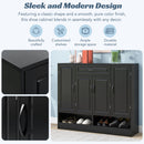 Sleek And Modern Shoe Cabinet With Adjustable Shelves, Space Saving Design