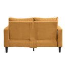 Modern Upholstered Loveseat Sofa, High Resilience