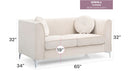 Delray - Micro Suede Loveseat