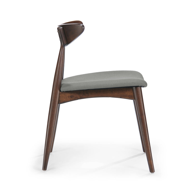 Retro Dining Chairs With Ergonomic Back (Set of 2)