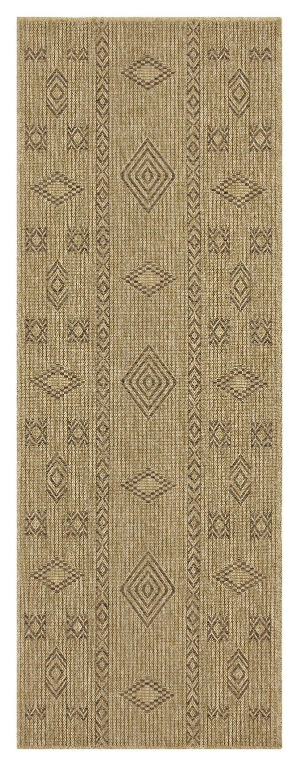 Earth - 2'7" X 7'3" Indoor / Outdoor Area Rug - Jute / Mocha