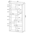 Theo - 6-Shelf Bookshelf