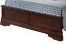 Sleigh Bed With Low Footboard