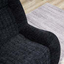 Bean Bag Chair With Armrests Oversized Comfy Beanbag Lounge Lazy Floor Sofa Accent Chair For Living Room - Black