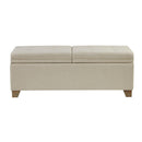 Soft Close Upholstered Storage Bench, Convenient Design