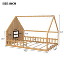 House Bed With Window And Fence