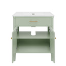 Bathroom Vanity With Sink, Soft Close Doors And Adjustable Shelf