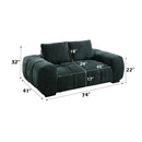 Ferrand - Loveseat - Green Linen