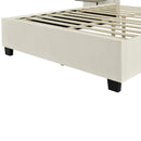 Upholstered Platform Bed With Big Headboard