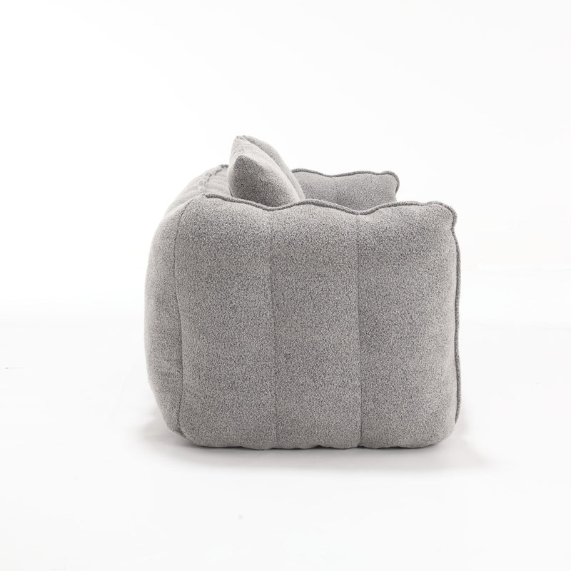 Soft Beanbag Chair With High Resilience Foam Core For Two People