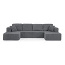 Modern Minimalist U - Shape Modular Sectional Sofa