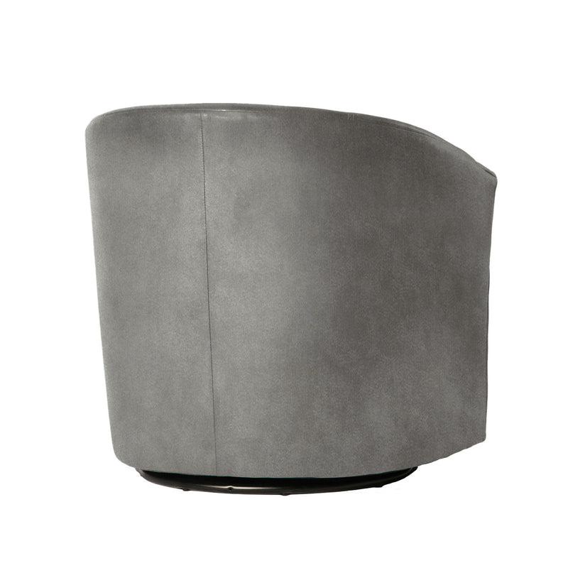 Eden - Swivel Chair With Microfiber Upholstery And Hardwood Frame