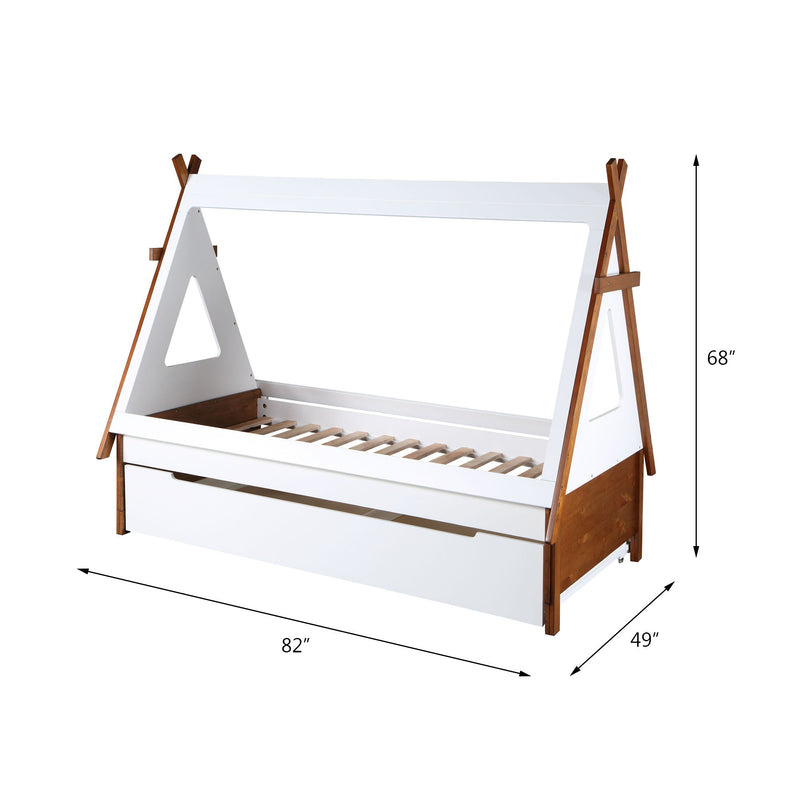 Loreen - Twin Bed - White