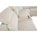 Dayana - Power Motion Sectional Sofa - Beige Boucle