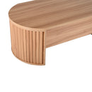 Lift Top Coffee Table With Hidden Compartment, Modern Oval Lift Tabletop For Home Living Room