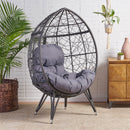 Cosmos - Round Hammered Iron Teardrop Chair