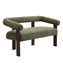 Modern Round Armrest Loveseat