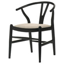 Crestmont - Wood Wishbone Dining Side Chair (Set of 2) - Black