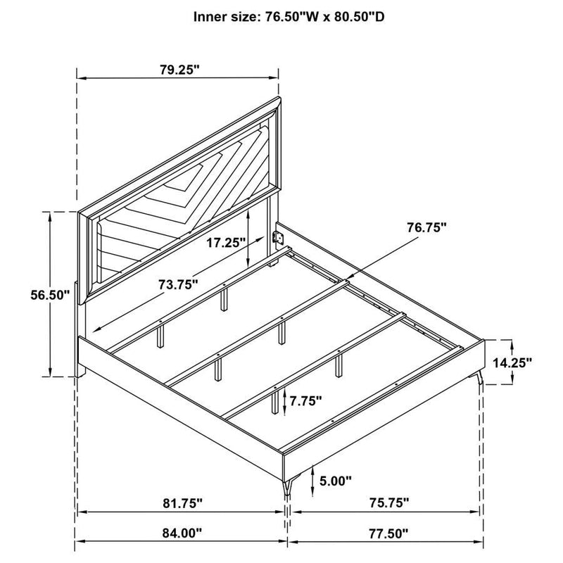 Cassia - LED Bedroom Set