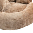 Lazy Sofa High Back Bean Bag Chair Couch With 3 Pillows