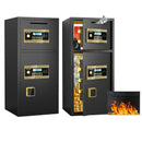 Large Double Door Coin Operated Safe, Digital Security Safe With Fireproof And Waterproof Bag