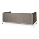Contemporary 3 Seater Sofa With Button Tufting