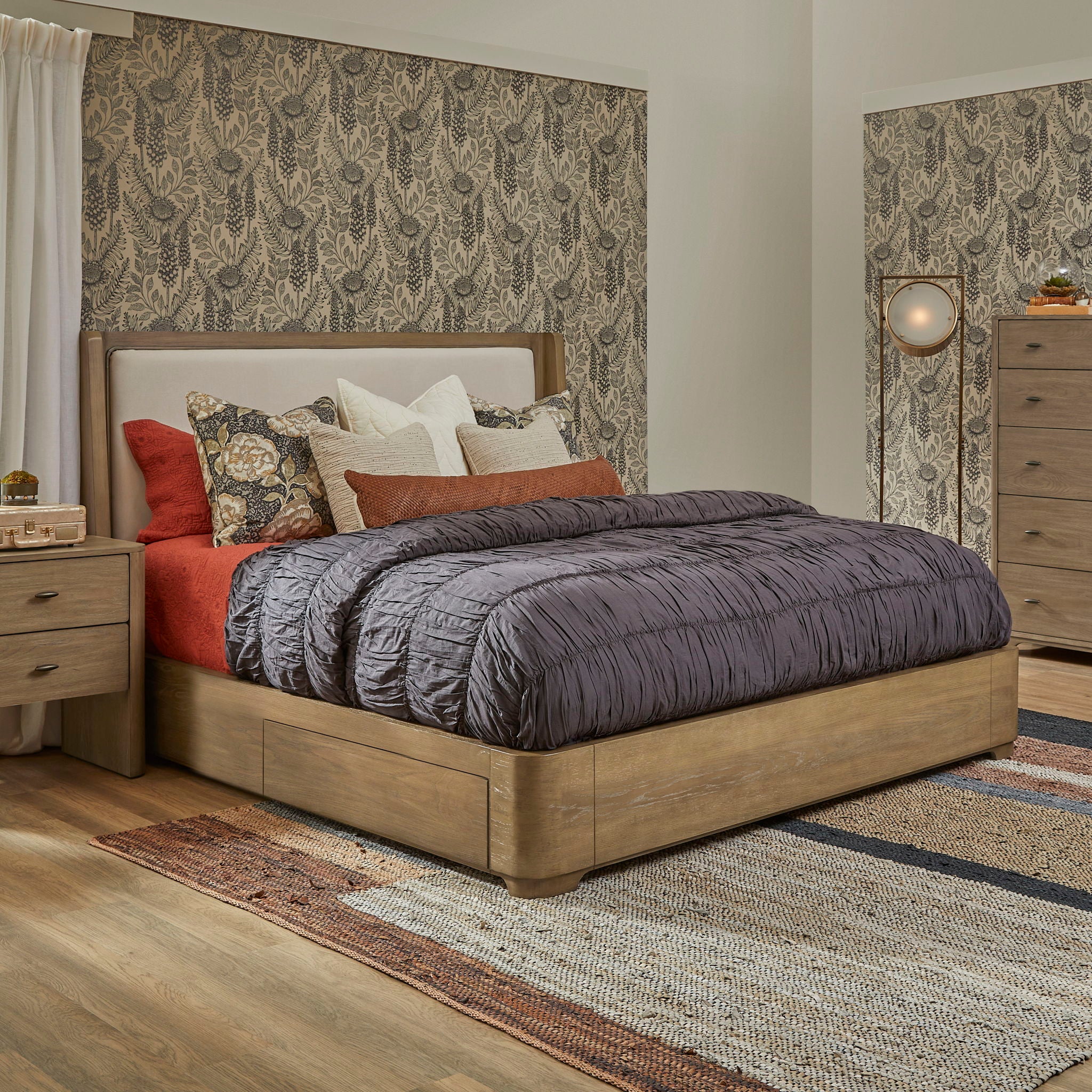 Normandy - Upholstered Storage Bed