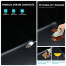 Quartz Composite Undermount Single Bowl Kitchen Sink