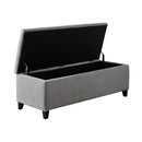 Elegant Design Tufted Top, Soft Close Storage Bench
