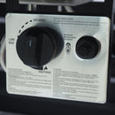 Stylish Square Iron Fire Pit With Tank Space, 50, 000 Btu - Black