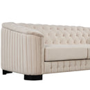 Sofa With Thick Removable Seat Cushion, 3 Seater