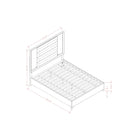 Star - 5 Pieces Bedroom Set Modern Design With LED