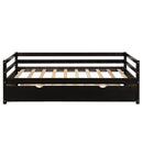 Twin Daybed With Trundle Frame Set