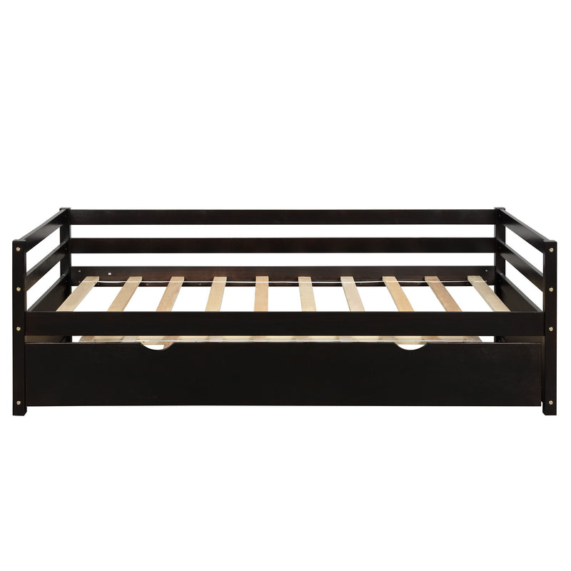 Twin Daybed With Trundle Frame Set