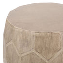 Outdoor Lightweight Concrete Side Table - Natural