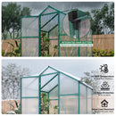 Polycarbonate Walk-In Greenhouse, Raised Base For Outdoor In All Season