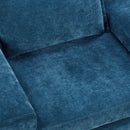 Chenille Upholstered Accent Chair With Wide Armrests And Ergonomic Back Support