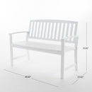 Farmhouse Style Loja Bench Indoor / Outdoor