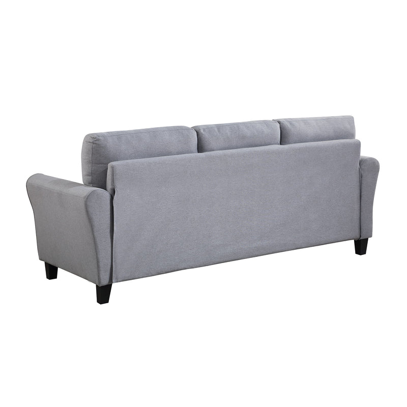 Modern Living Room Sofa Set Linen Upholstered Couch Furniture For Home Office