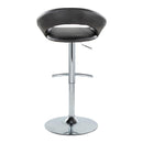 Posh - Contemporary Adjustable Barstool With Swivel With Rounded T Footrest (Set of 2)