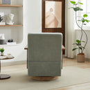 Swivel Modern Upholstered Accent Chair With Armrests