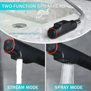 Pull Down Vessel Faucet With Lift Spout & Dual Spray Modes