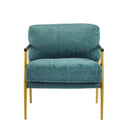 Modern Accent Chair With Plush Cushions, Cozy Seating