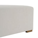 Simple Long Ottoman For Living Room - White