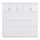 Murphy Modern Bed With Top Cabinets For Space Saving And Comfort